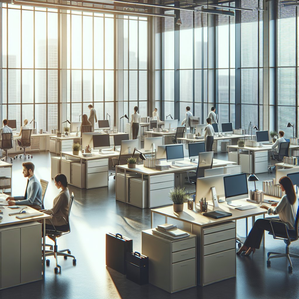 distribucion de una oficina administrativa