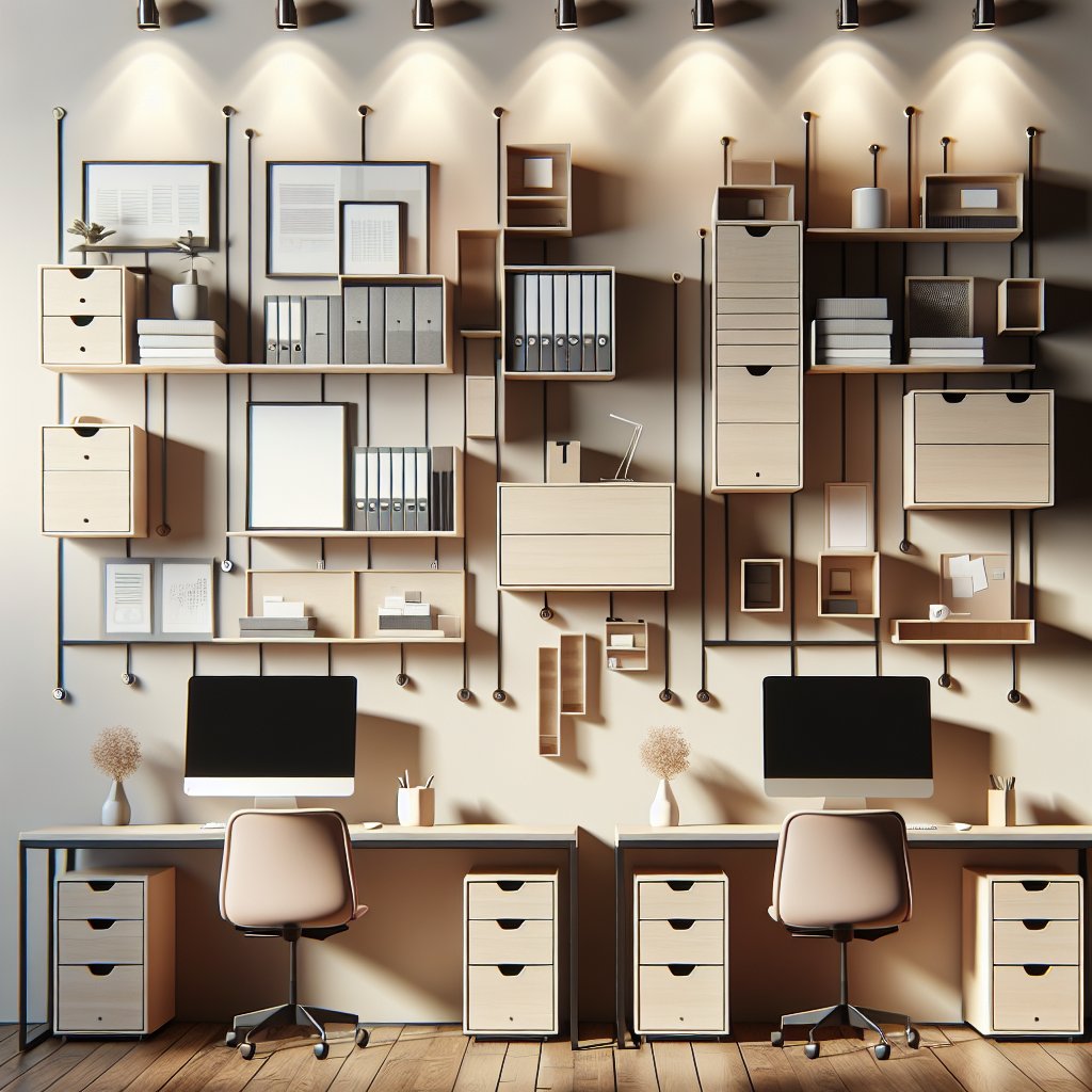 mobiliario de oficina para pared