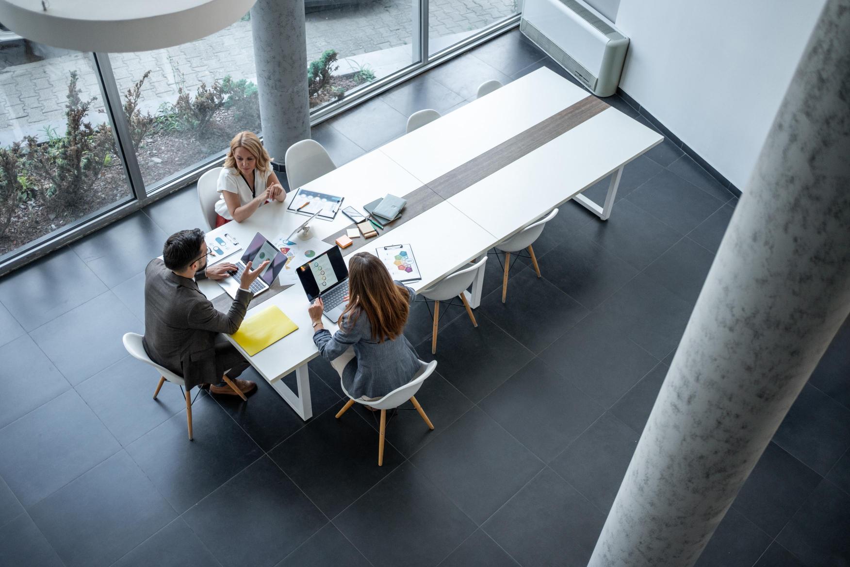 decoración oficina moderna